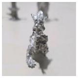 6 Pc Silver Tone Fantasy Miniature Lot Dragon Wizards Mage Sorcerer Tower