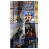 Lot of 18 DVD & Blu-ray Movies Cars Star Wars John Wayne League