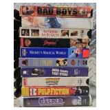 VHS & DVD Lot Bad Boys Pulp Fiction Casper Holiday Inn White Christmas More