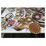 Dreamcatcher Craft Decor Lot Large Small Feather Beaded Wall Hangings Native Style Assorted
