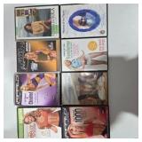 Large Lot of Fitness Workout DVDs Denise Austin Jillian Michaels Kundalini Yoga Ravi Singh Ana Brett