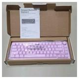 Compact Mechanical Keyboard - Pink - In Box