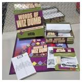 Board Game Lot - Apples to Apples, Booby Trap, Words of Wiz-Dumb and Mini Connect 4