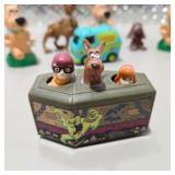 Vintage Style Scooby Doo Lot Mystery Machine, Scooby, Scrappy Wind-Up Toy, Car Figures 8pcs