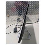 HP 25es 25" Computer Monitor Tested Working On-Screen 2x HDMI VGA Silver Stand