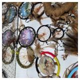Dreamcatcher Craft Decor Lot Large Small Feather Beaded Wall Hangings Native Style Assorted