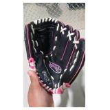 Rawlings Youth Baseball Glove - Pink & Black - 10.5 Inch