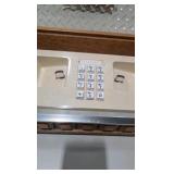 Vintage Telephone in Woodgrain Storage Case
