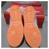 Nike Dunk Low Sneakers - Peach and White - With Box and Extra Laces - Women
