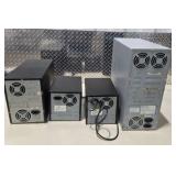 Lot of 4 CD DVD Duplicator Towers Microboards DVD PRM PRO-716 ACARD LG Multi Drive Copiers Untested