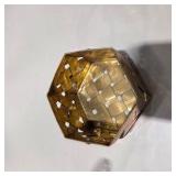 Vintage Gold Tone Swan Decor Lot Crystal Accent Candle Holders Basket Centerpiece