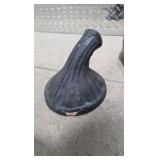 Lot of 2  Cement Cast Outdoor Fall Decor - Halloween Jack O Lanterns