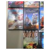Lot of 18 DVD & Blu-ray Movies Cars Star Wars John Wayne League