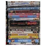 Large Mixed DVD Lot Movies TV Family Holiday Action Comedy Disney