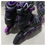 Bobicom Inline Skates - Black & Purple Roller Blades Men