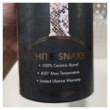 White Snake Curling Iron and Cinderella Flat/Curling Iron Shoe Holder