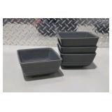 Gray Dishware Lot - Plates, Bowls and Mugs