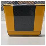 Yellow Cigar Humidor Box with Hygrometer