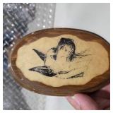 Lot of 4 Pieces Great Dane Dog Art Lot Hand Painted Agate Slabs and Hand Painted Wood Plaques AMCDC Award