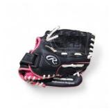 Rawlings Youth Baseball Glove - Pink & Black - 10.5 Inch