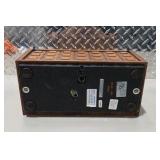 Vintage Telephone in Woodgrain Storage Case