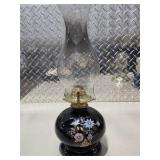Lot Vintage Style Decor - Seth Thomas Candid Clock, Oil Lamp, DEMDACO Giving Heart