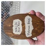 Lot of 4 Pieces Great Dane Dog Art Lot Hand Painted Agate Slabs and Hand Painted Wood Plaques AMCDC Award