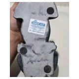 5 Piece Great Dane Lot -  Large Black Sandicast Great Dane, 3 Handmade Great Dane Figures, Standing Black Dog Figurine