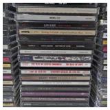 Large CD Lot with Portable CD Player, Headphones, Case, Bob Marley CD  & Many More