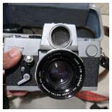 Petri Flex 7 Camera Kit - Lenses, Flash, Filters, Lens Cases & Hard Case