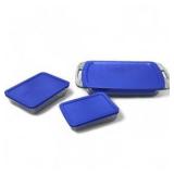 Pyrex Bakeware Lot with Storage Lids - New Open Box