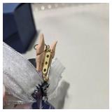 Vintage Great Dane Collectibles Lot Lucite Etched Dog Plaque in Case, Pin, Bow Tie, Photo Book