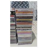 Large CD Lot with Portable CD Player, Headphones, Case, Bob Marley CD  & Many More