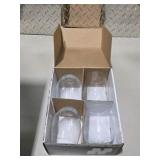 Drinkware Lot - Bormioli Rocco Pulsar Set, Crofton Stemless Wine Glasses and Skull Glasses