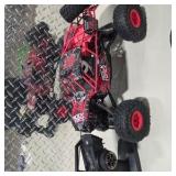 Lot of 3 RC Off Road Toy Vehicles Rock Force Buggy Monster Truck Sound Car w Remote Untested