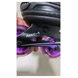 Bobicom Inline Skates - Black & Purple Roller Blades Men