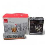 Drinkware Lot - Bormioli Rocco Pulsar Set, Crofton Stemless Wine Glasses and Skull Glasses