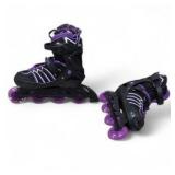 Bobicom Inline Skates - Black & Purple Roller Blades Men
