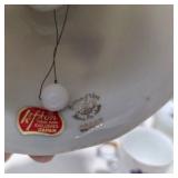 Vintage Porcelain Pottery Decor Lot w Japan Bell, Vase, Mugs, Elf, Christmas