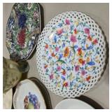 Vintage Decorative Plate & Bowl Lot - Schumann Arzberg, RECO, Floral Fruit, and More
