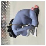 Vintage Lefton Blue Jay, Disney Eeyore Ornament, Sassy Rock, Cat Figurine Decor Lot
