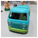 Vintage Style Scooby Doo Lot Mystery Machine, Scooby, Scrappy Wind-Up Toy, Car Figures 8pcs