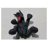 5 Piece Great Dane Lot -  Large Black Sandicast Great Dane, 3 Handmade Great Dane Figures, Standing Black Dog Figurine