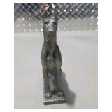 Signed L.M. Peterson Dog Sculpture Lot 3 Pc Numbered Art Figures Great Dane