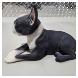 3 Dog Figurines Sandicast Boston Terrier Living Stone Great Dane Pup Collie Sheltie