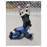 5 Piece Great Dane Lot -  Large Black Sandicast Great Dane, 3 Handmade Great Dane Figures, Standing Black Dog Figurine