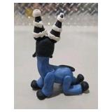 5 Piece Great Dane Lot -  Large Black Sandicast Great Dane, 3 Handmade Great Dane Figures, Standing Black Dog Figurine