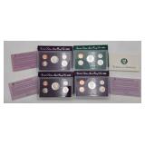 1991 1992 1993 1994 U.S. Mint Proof Set Lot - 4 Original Sets w/ COAs - Estate Coin Collection
