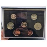 1986 Liberty Half Dollar Proof Lot x3 + 1985 United Kingdom Proof Coin Set - Original Boxes/COA - Estate Collector Group