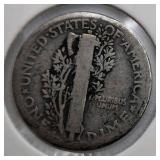 1968 U.S. Proof Set + 7 Silver Dimes - 1916 1920 1938 1944 Mercury & Roosevelt Dimes - Over .65 Troy Oz Silver